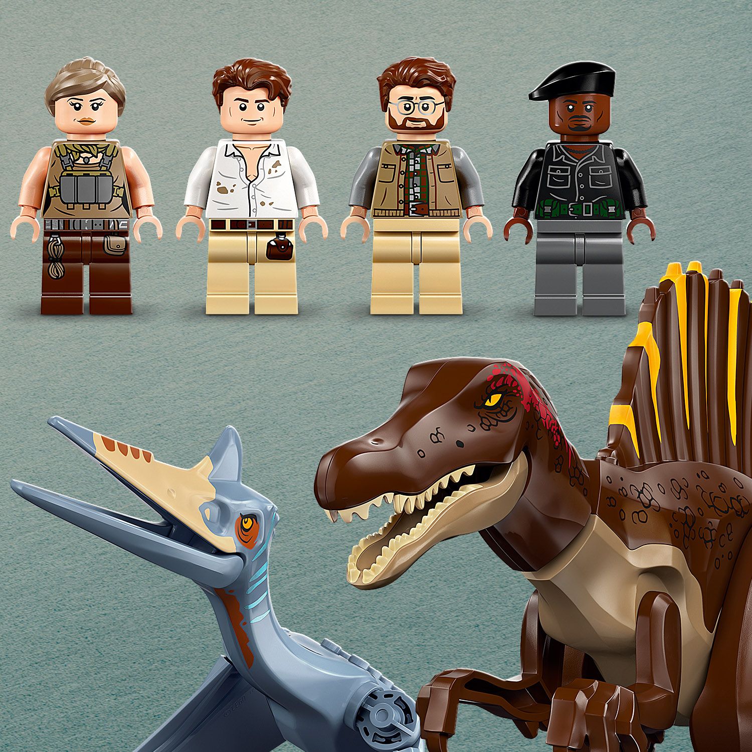 2 dinosaury a&nbsp;4 minifigúrky